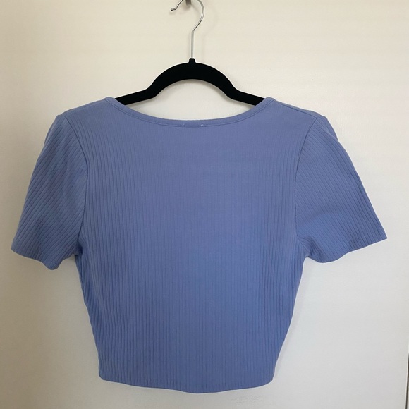 Cotton On Button Crop Tee - Picture 2 of 3